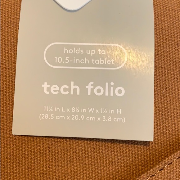 Tech folio tablet case new heyday tan iPad - Picture 2 of 6